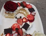 عکس مرحله 1 از دستور سابله کیک اعداد 20