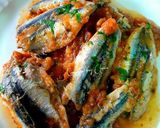 Foto del paso 21 de la receta Tajine de boquerones en salsa de berenjena asada y tomates