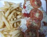 Foto del paso 14 de la receta: Milanesa a la napolitana con fritas