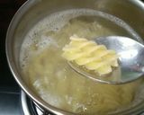 A picture of step 1 of Creamy Pasta Fruit Salad.