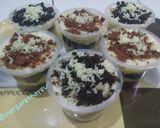 Foto langkah ke 4 dari resep Oreo cookies cheesecake.