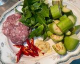 รูปขั้นตอนการทำที่ 1 ของ ผัดมะเขือยาวหมูสับ🐷🐽