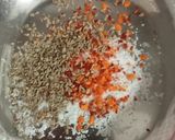 A picture of step 1 of Ajwain paratha.