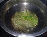 A picture of step 2 of Turiya Patra Sabji.