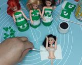 A picture of step 4 of Mini Readymade cupcakes fondant dolls 🇵🇰.