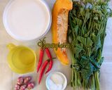 Foto langkah ke 1 dari resep 105. GANGAN SANTAN PUCUK LABU KHAS KUTAI RESEP TURUN-TEMURUN.