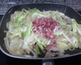 Foto del paso 5 de la receta Puerros a la plancha con jamón