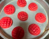 A picture of step 3 of Red velvet cookies.