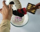 A picture of step 5 of Chocolate mousse Eggless.