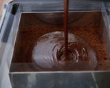 A picture of step 8 of Raspberry Chocolate Mousse Cake.