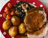 A picture of step 7 of Roast Beef with veg my way.