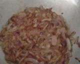 A picture of step 2 of Carrot pulav.