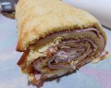 Foto del paso 5 de la receta: Pionono relleno con atún, jamón y queso