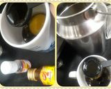 A picture of step 2 of Almonds Chocolate CakeSteamed.