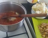A picture of step 3 of Curried cauliflower,cheese and potato bake.