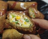 चीज़ कॉर्न रोल (Cheese corn roll recipe in Hindi) रेसिपी चरण 7 फोटो