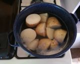 Foto del paso 1 de la receta Tortitas de papá con jamón