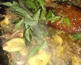 Gambar langkah 4 resipi Sambal Kemangi Terung Asam.
