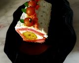 A picture of step 6 of Gulab Jamun Swiss Roll.