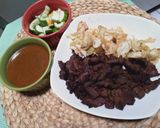 Foto langkah ke 3 dari resep Sate goreng simple (saori teriyaki).