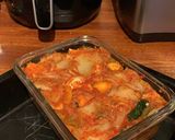 A picture of step 9 of Feasting at Home's kimchi recipe!.
