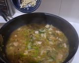 Une image de l'étape 14 de Risotto au poulet sans crème.