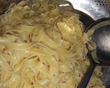 A picture of step 1 of Pasta with minced meat.