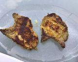 Une image de l'étape 7 de Côtes de porc panées au pesto et moutarde (recette plancha).