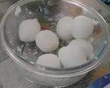 A picture of step 1 of Spinach shamsavera.