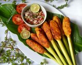 Foto langkah ke 7 dari resep Sate Lilit Ayam.