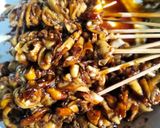 Foto langkah ke 3 dari resep *Sate Jamur Tiram Bumbu Kecap*.