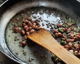 A picture of step 4 of Bhagar upma for fasting.