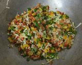 સેઝવાન રાઈસ (Schezwan Rice Recipe In Gujarati) રેસીપી સ્ટેપ3ફોટો