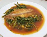 Foto langkah ke 4 dari resep Dory panggang cah kangkung | menu diet | menu ramadhan | Diet.