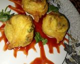 A picture of step 11 of Batata vada.