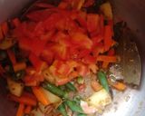 A picture of step 4 of Lobia Veggie Pulao.