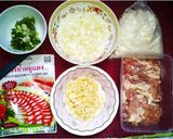 รูปขั้นตอนการทำที่ 1 ของ ข้าว(ผัด)หมูแดง
