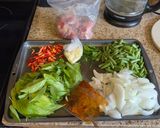 รูปขั้นตอนการทำที่ 1 ของ ผัดพริกแกง(พริกแกงใต้)