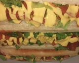 Foto del paso 4 de la receta: Súper Perros Calientes Hot Dogs Cheddar Sauce