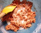 A picture of step 4 of CARROT CAKE😋.
