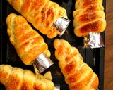 عکس مرحله 5 از دستور نان قیفی خوشمزه با سالاد الویه😋😋