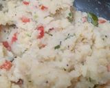 A picture of step 3 of Vegetable Upma.