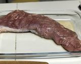 A picture of step 1 of Stuffed Beef Tenderloin.
