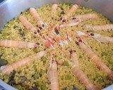 Foto del paso 6 de la receta: Arroz integral de cigalitas con fondo de restos pescado asado