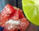A picture of step 2 of Watermelon Slush.