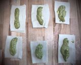 Foto del paso 6 de la receta: Sfogliatelle con nutella de pistacho casera