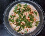 A picture of step 3 of 5 minute Crunchy Boondi Raita.