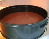 Gambar langkah 7 resipi Chocolate Cheesecake With Berries.
