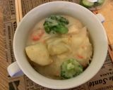 A picture of step 4 of White cream sauce (gluten free : use rice flour).