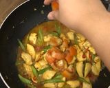 Foto langkah ke 5 dari resep Ayam Buncis Asam Pedas.